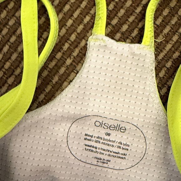 Oiselle Sports Bras Bundle - Pink, Yellow, and Blue - Picture 10 of 10